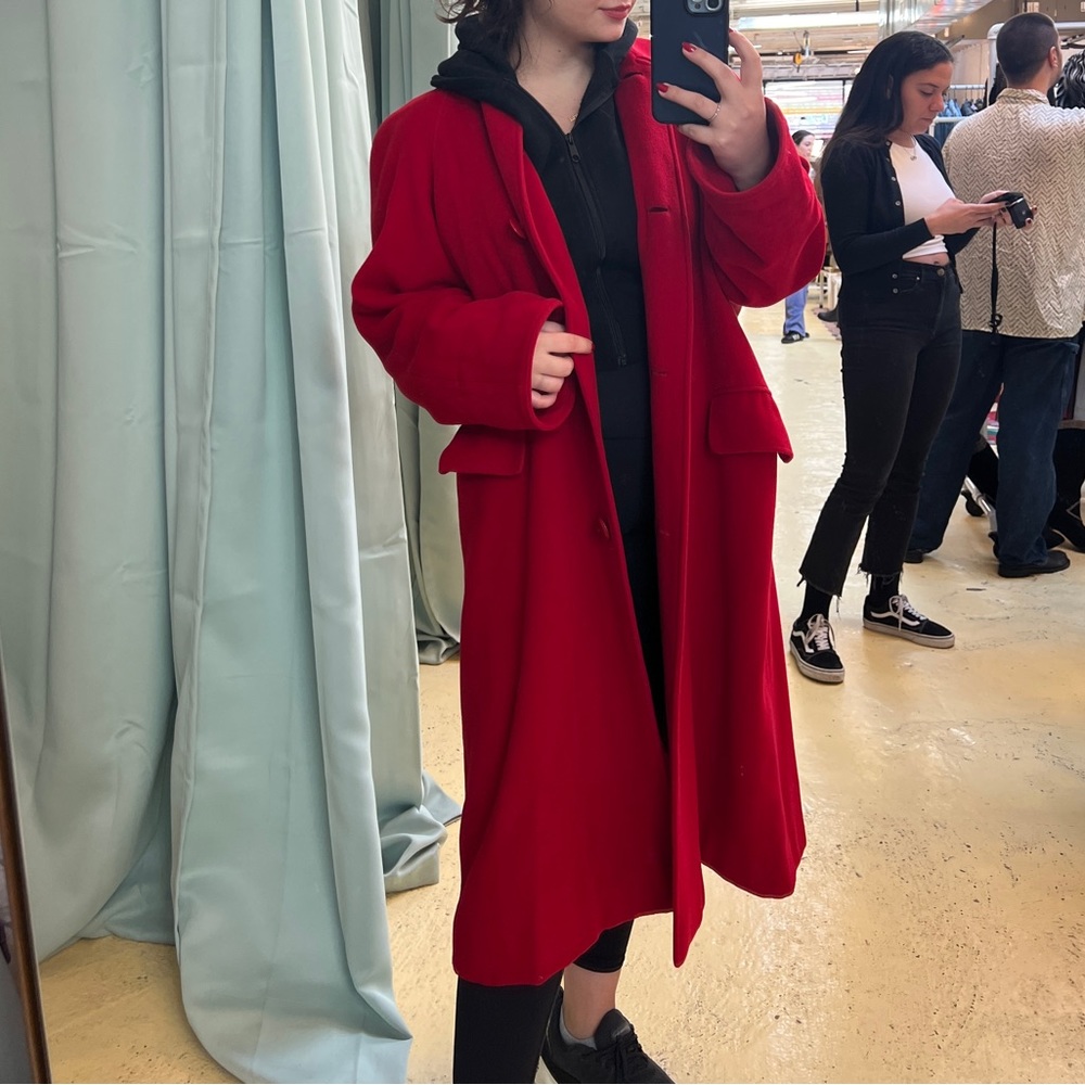 Vintage Valentino Red Coat